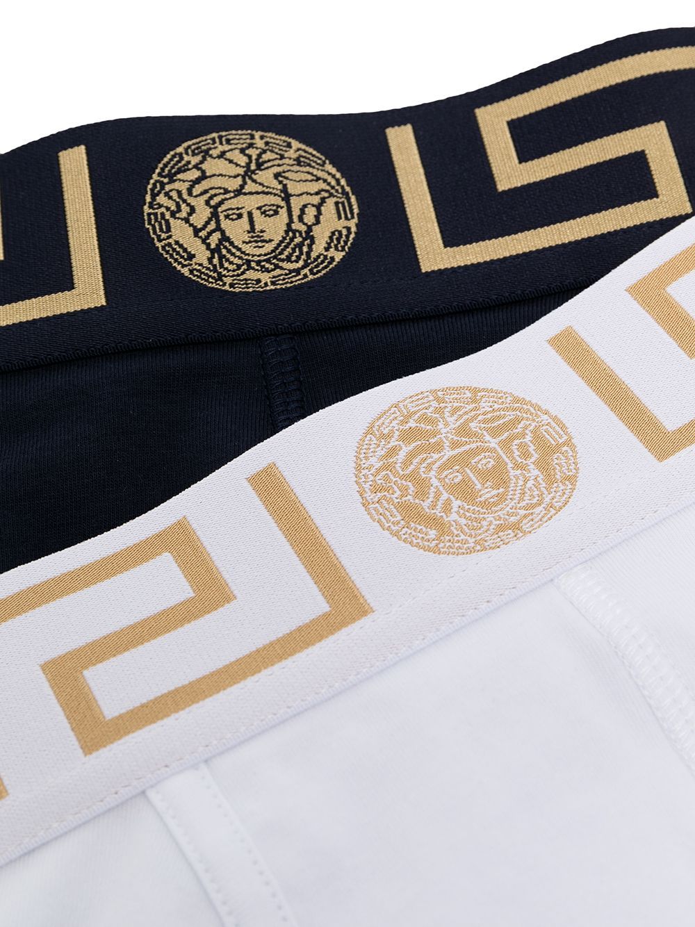Versace Bi-pack Intimo Uomo Jersey Topeka Bi-stretch In White