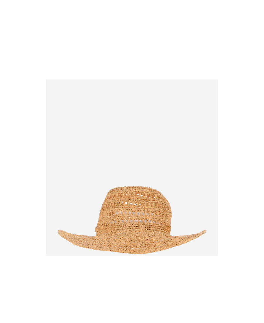 Ibeliv Safari Woven Straw Hat In Nude