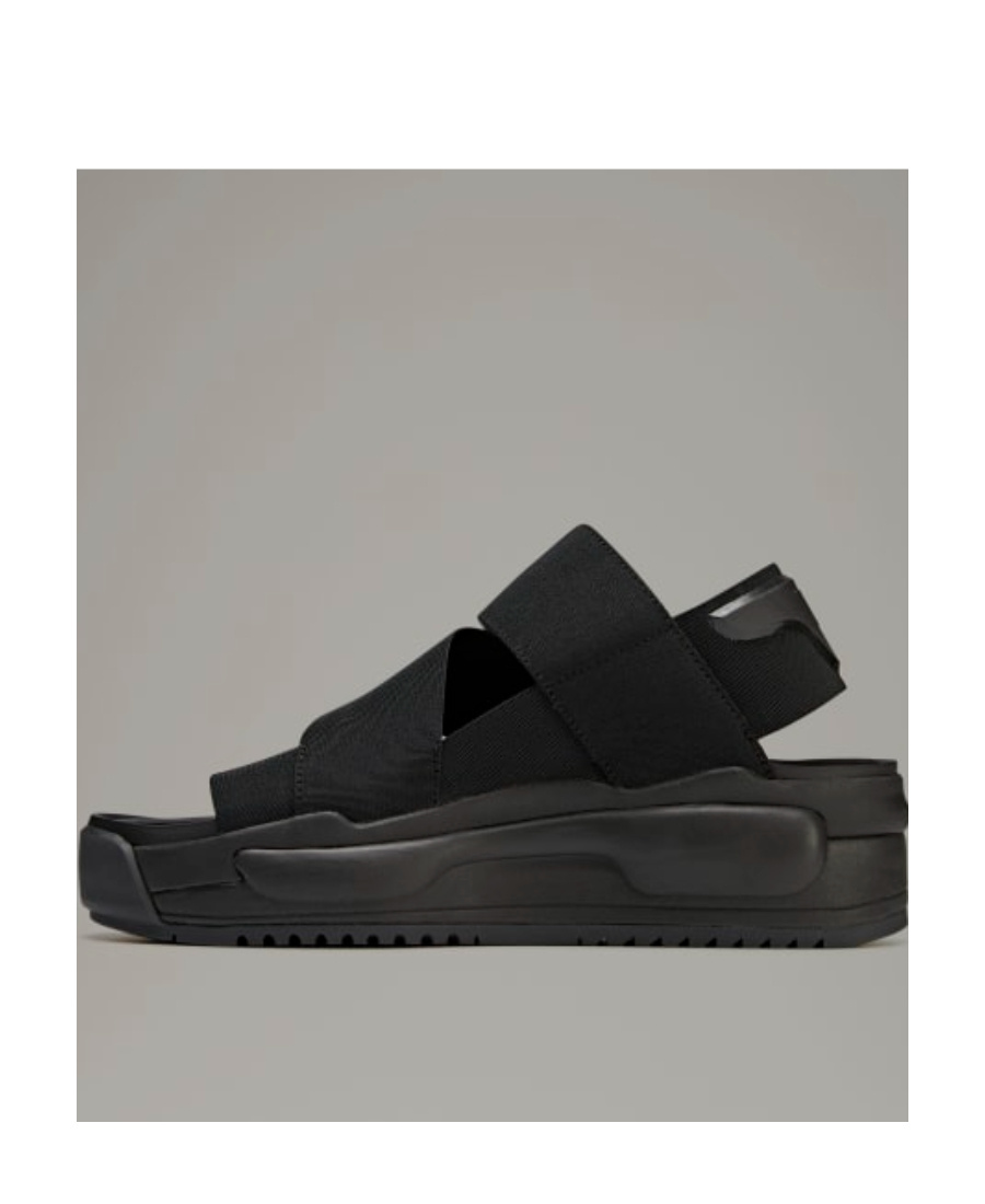 Y-3 Y-3 LOGO EMBOSSED OPEN-TOE SANDALS