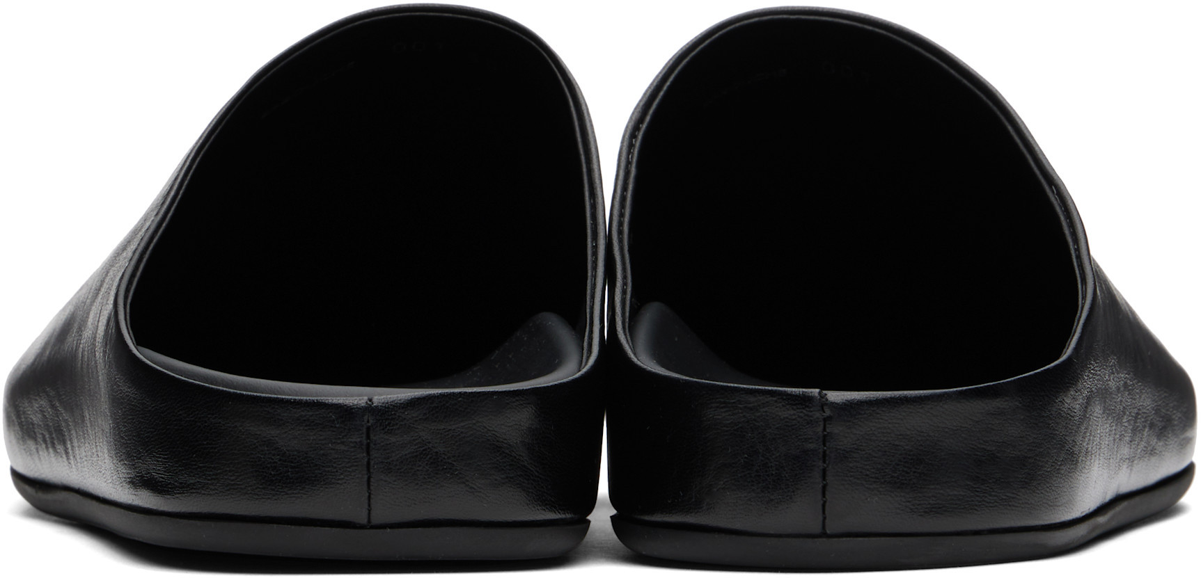 Officine Creative Black Babouche 001 Mules In Black