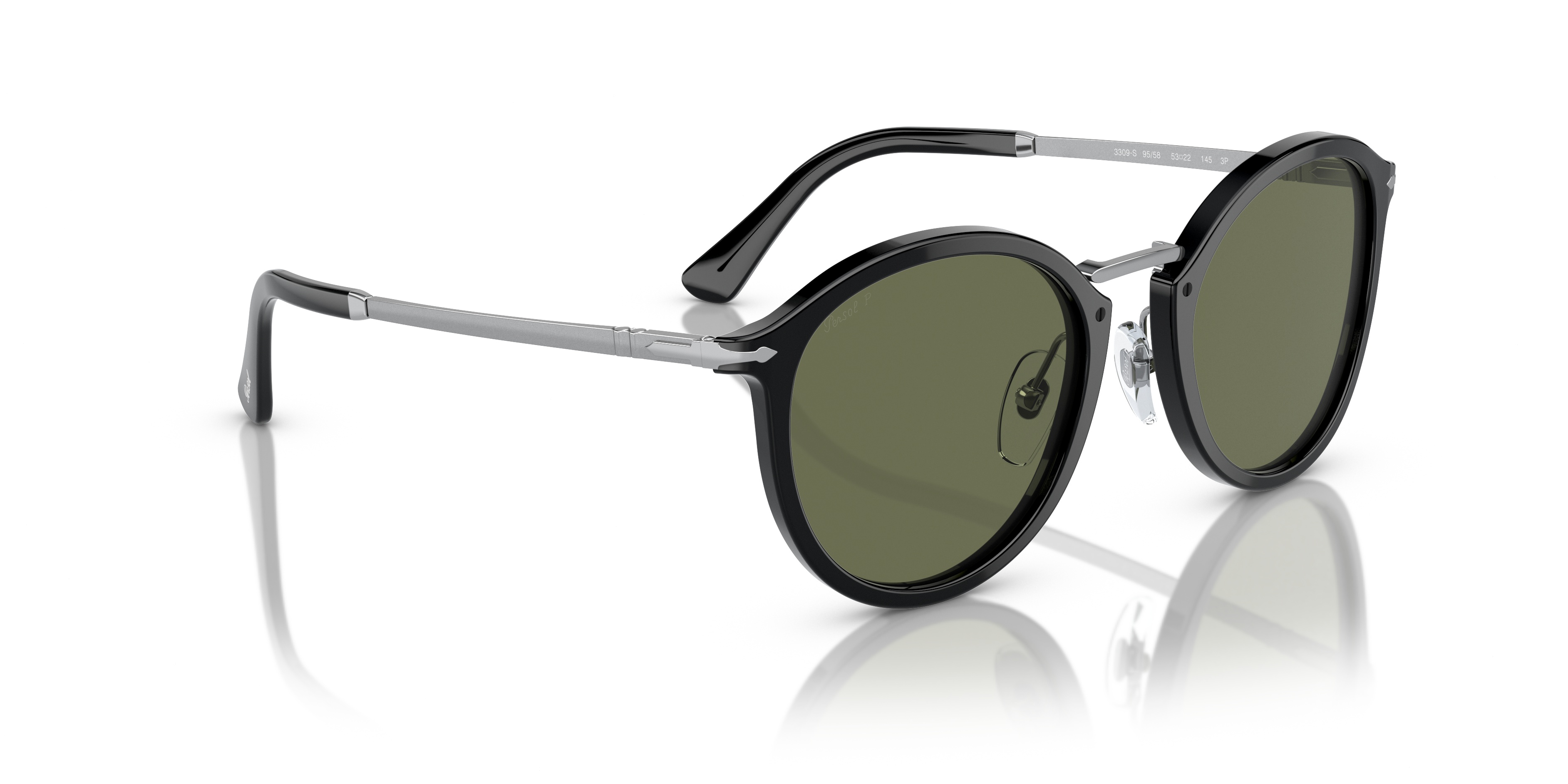 Persol Round-frame Sunglasses In Green