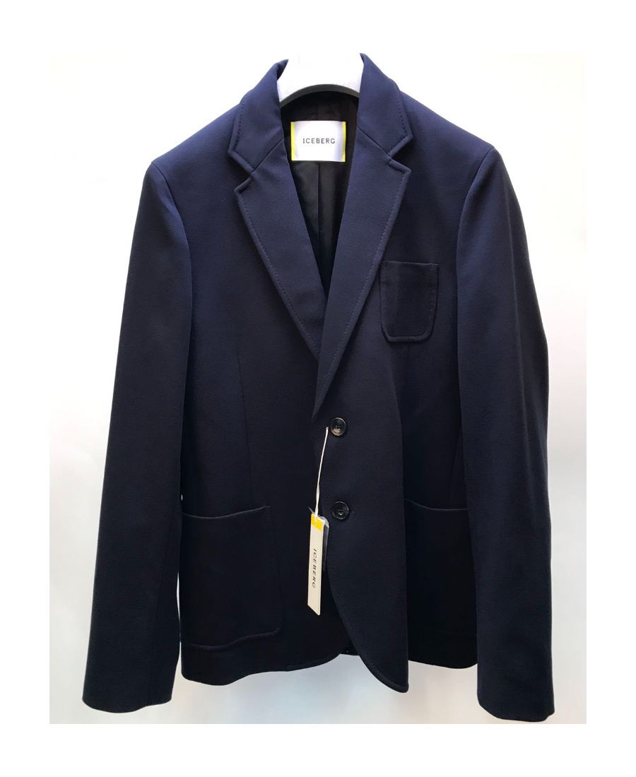 Iceberg Long Sleeved Suit Jacket In Black