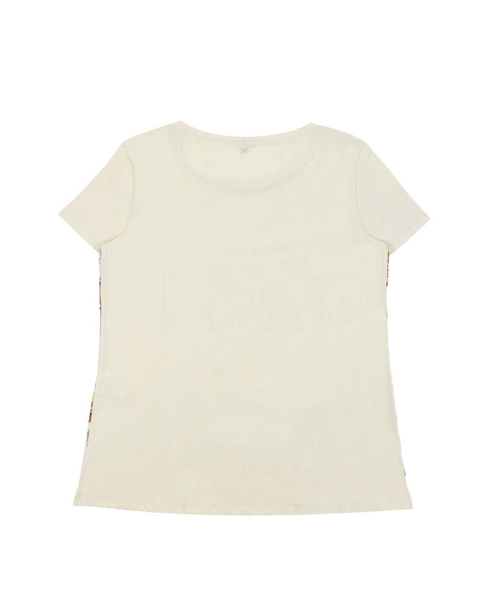 Weekend Max Mara Round Collar Printed T-shirt In White