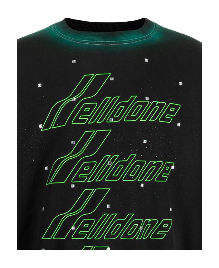 We11 Done Logo Sweater In Black