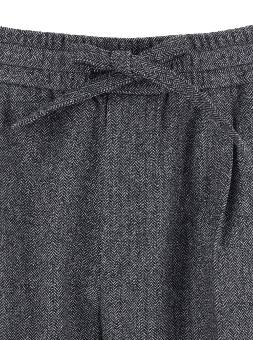 Dolce & Gabbana Trousers Tailored Herringbone Pattern In Gray