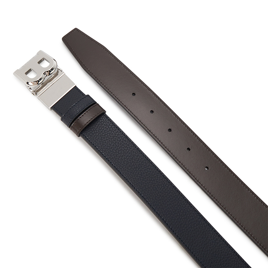 Bally Reversible Belt In Black