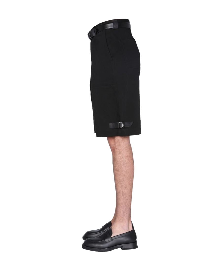 Alexander Mcqueen Regular Fit Bermuda In Black