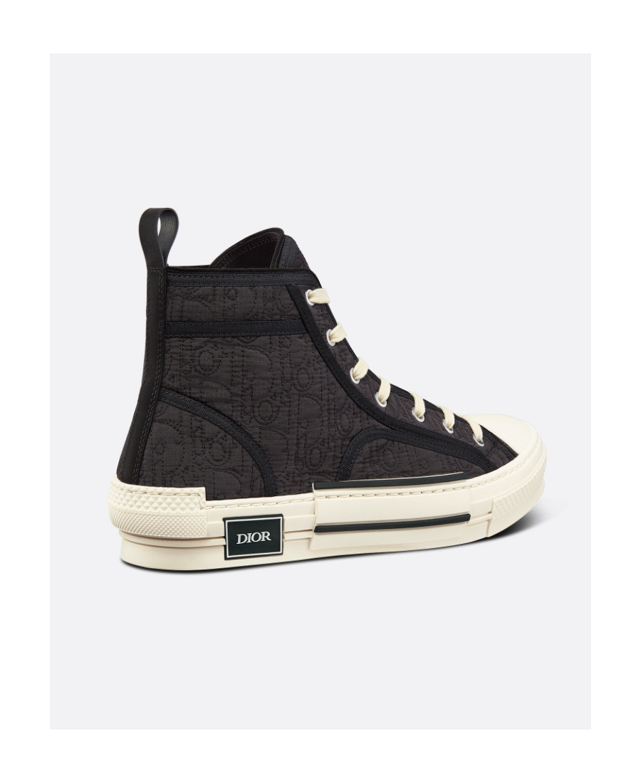 Dior B23 High-top Casual Sneakers In Black