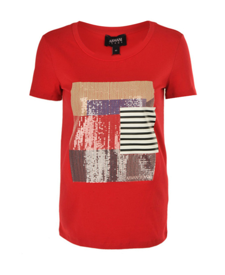 ARMANI JEANS PRINTED T-SHIRT