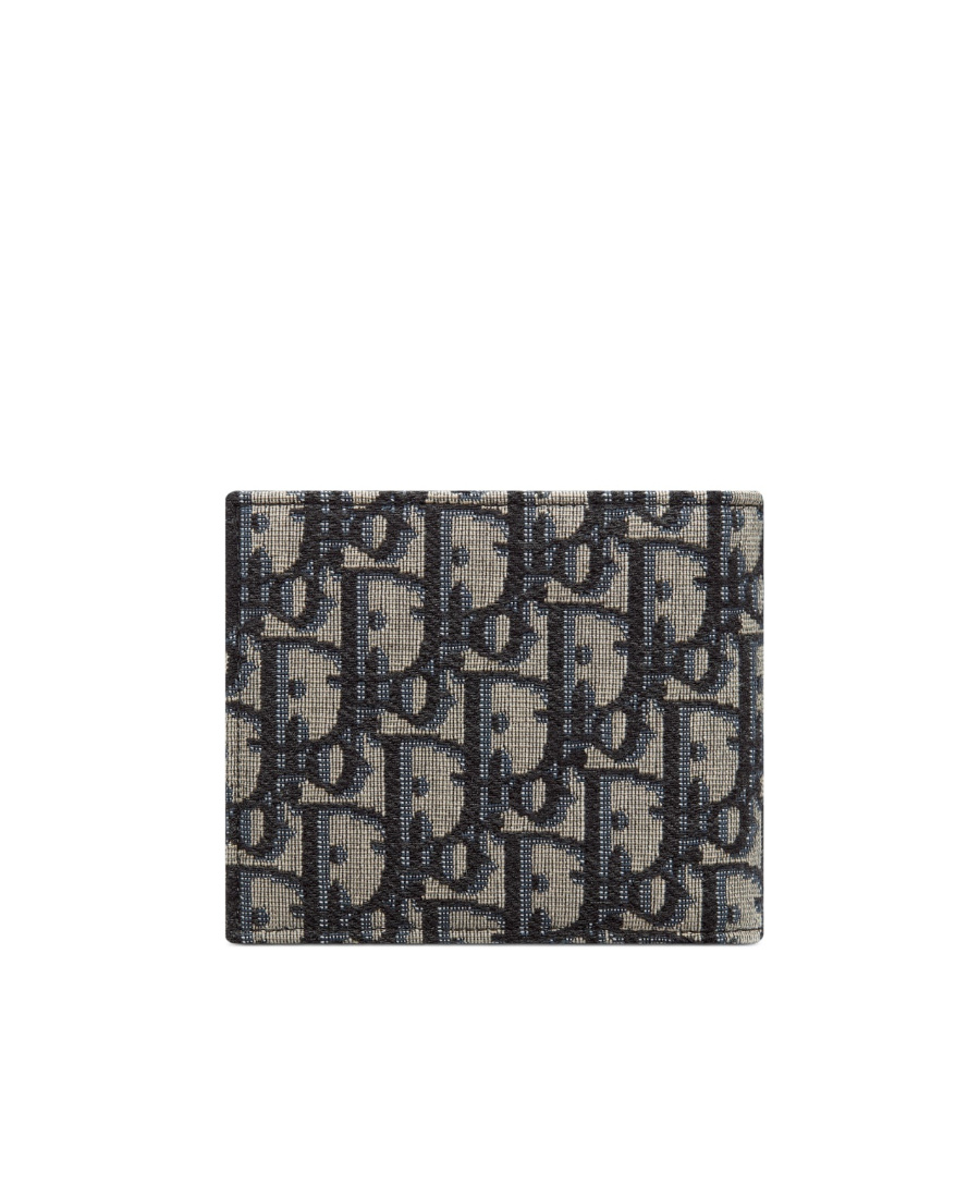 Dior Compact Wallet In Black