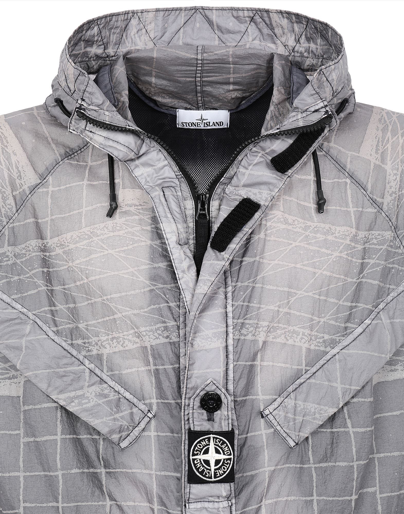 STONE ISLAND 42999 REFLECTIVE GRID JACKET 