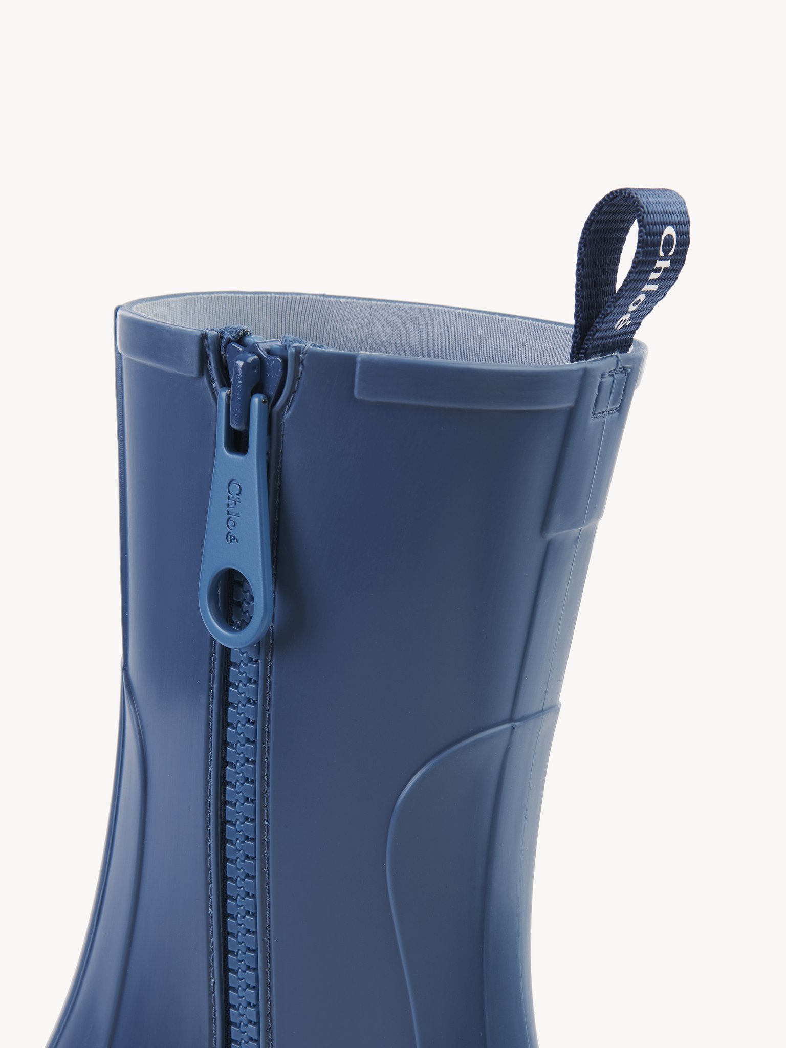 Chloé Betty 70mm Waterproof Rain Boots In Blue