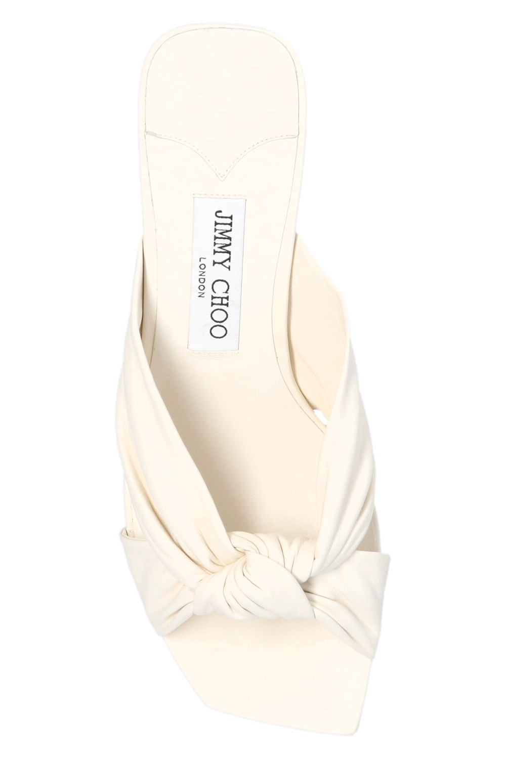 Jimmy Choo High-heeled Sandals With Bows And Bows In White