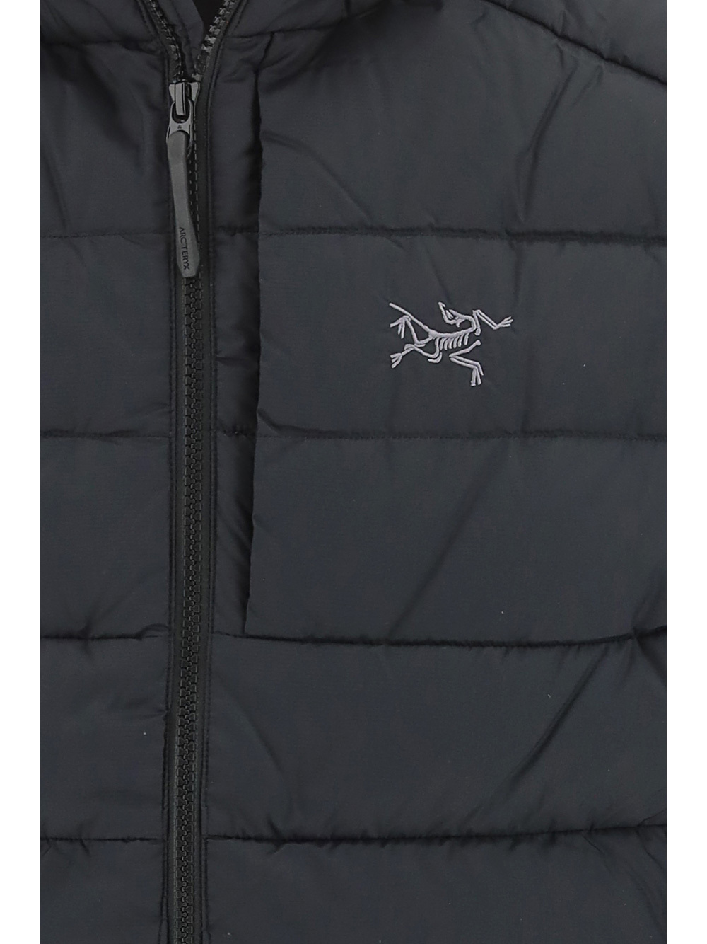 Arc'teryx Quilted Hooded Down Jacket In Black