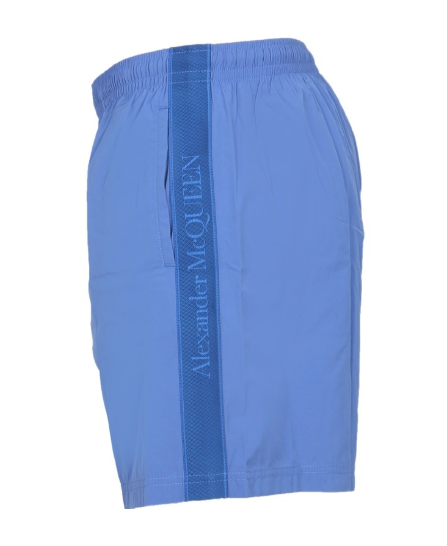 Alexander Mcqueen Men's Medium Swimsuit In Blue