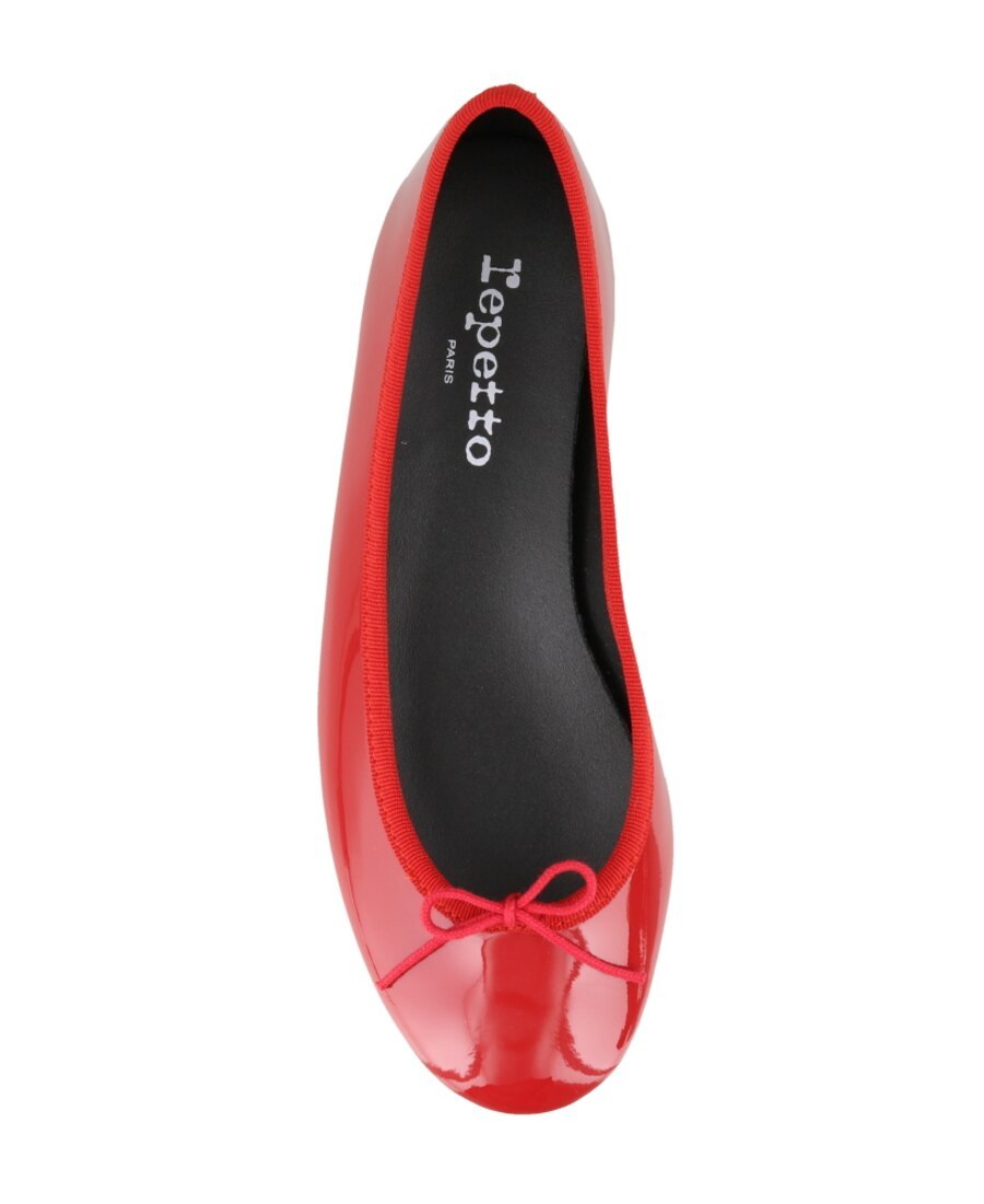 Repetto Red Brigitte Pointy Toe Ballerina Flats In Red