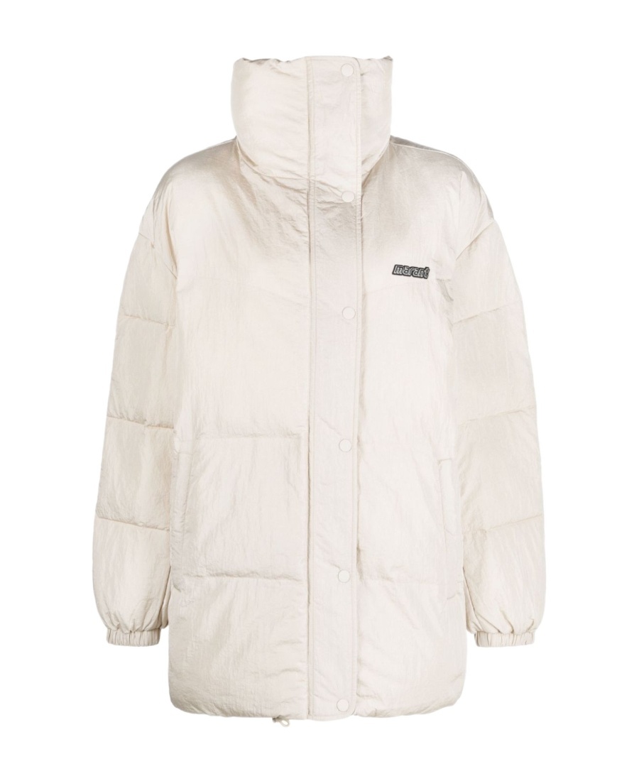 ISABEL MARANT ÉTOILE LOGO-APPLIQUÉ PUFFER JACKET