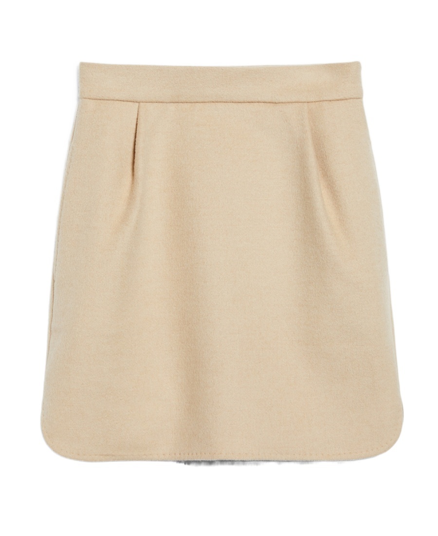 Max Mara Bobbio High-waisted Skirt In Neutral