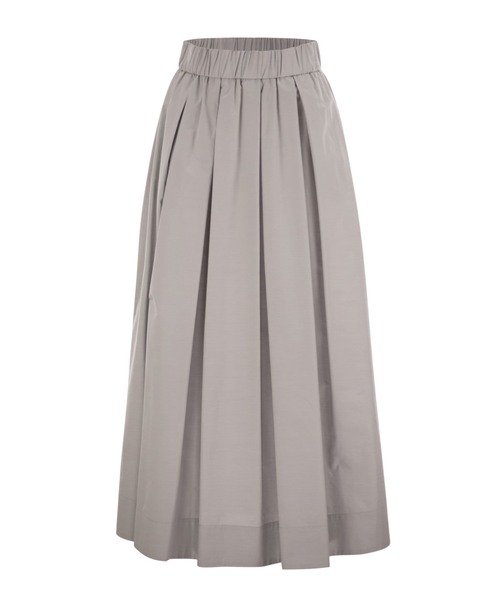 Peserico Women Long Skirt In Lightweight Canvas Parachute