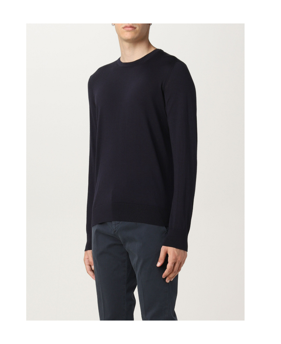 Zegna Crew-neck Cashmere Jumper In Black
