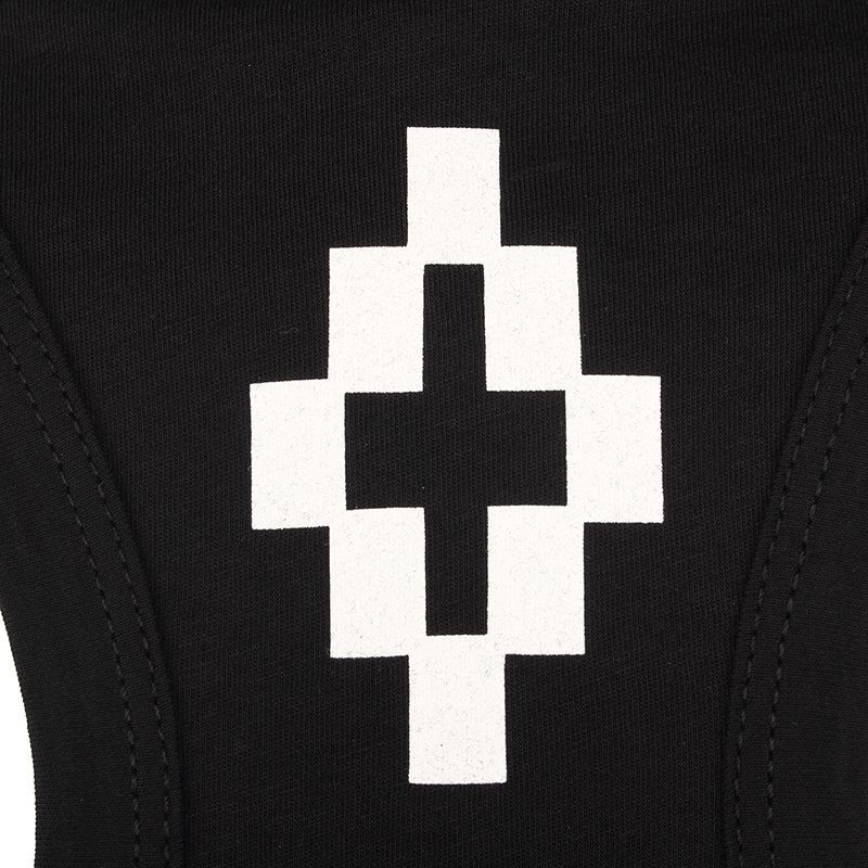 Marcelo Burlon County Of Milan Logo Vest Dress In Black