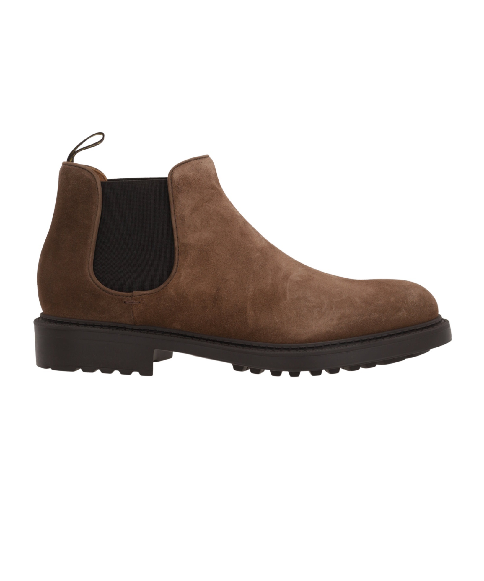 Doucal's Elastic-panel Suede Boots In Brown