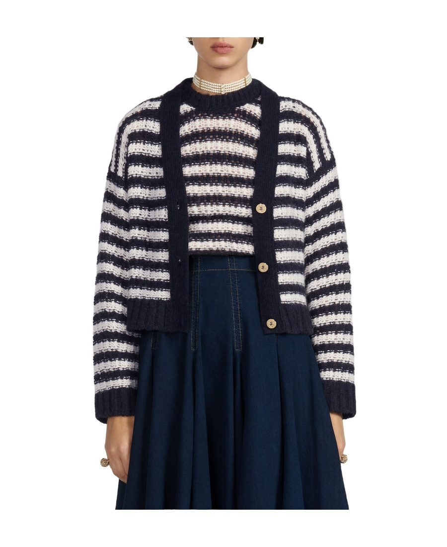 Dior Marini Re Cardigan In Black