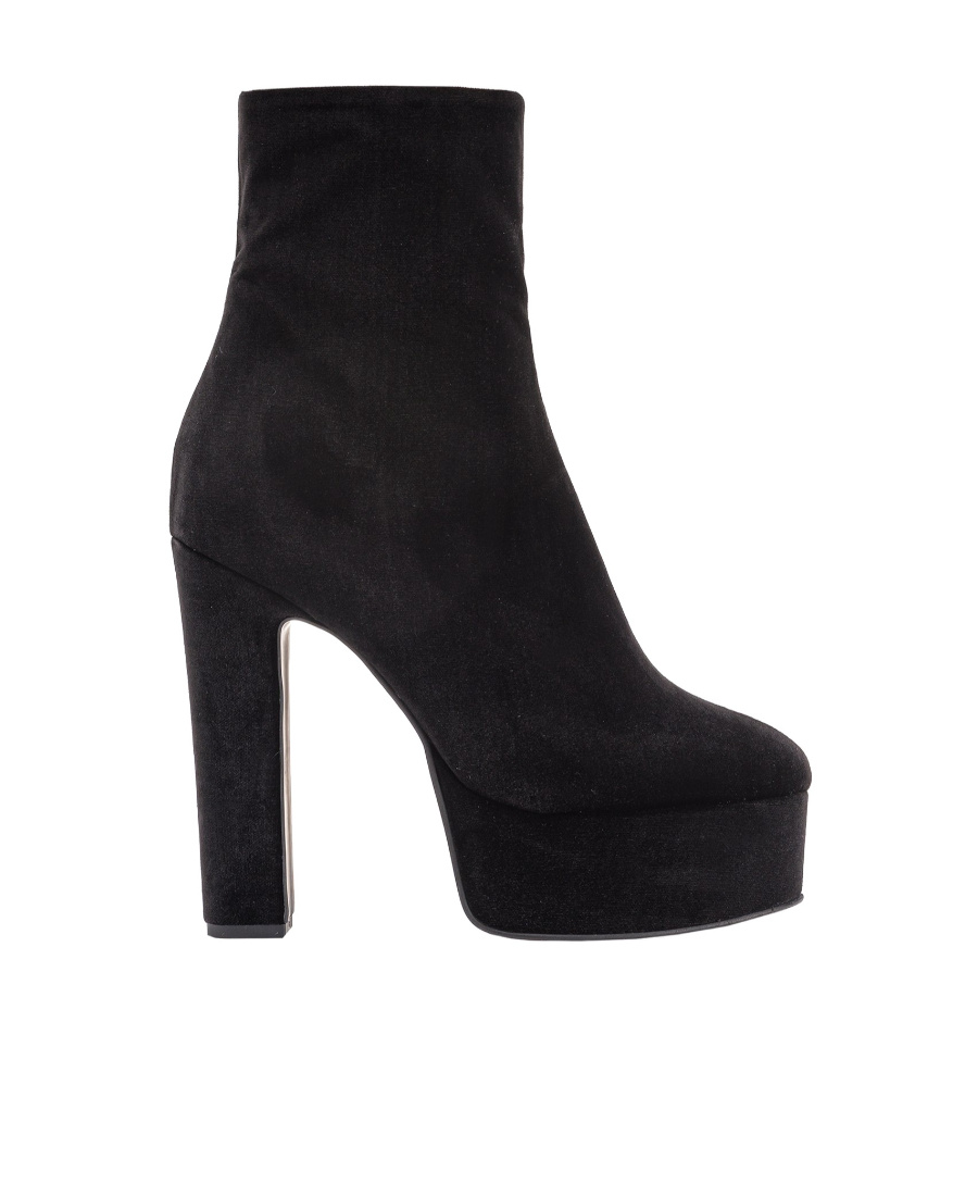 Pinko 135mm Suede Platform Ankle Boots