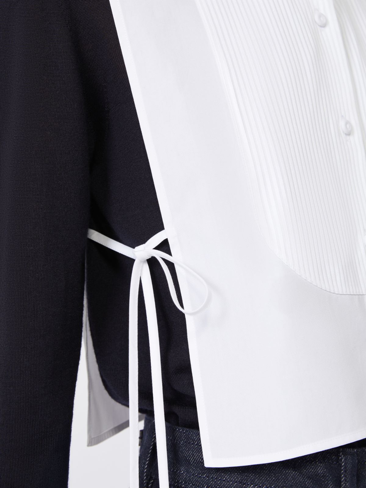 Max Mara Cotton Poplin Front In Gold