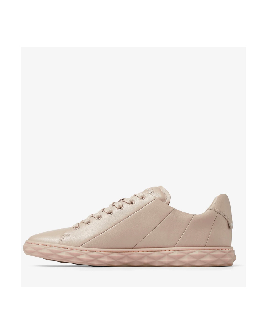 Jimmy Choo Logo Straps Casual Sneakers In Nude