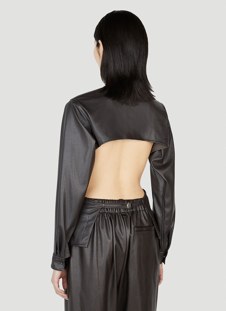 Shop Issey Miyake Figure Long-sleeved Top In Black