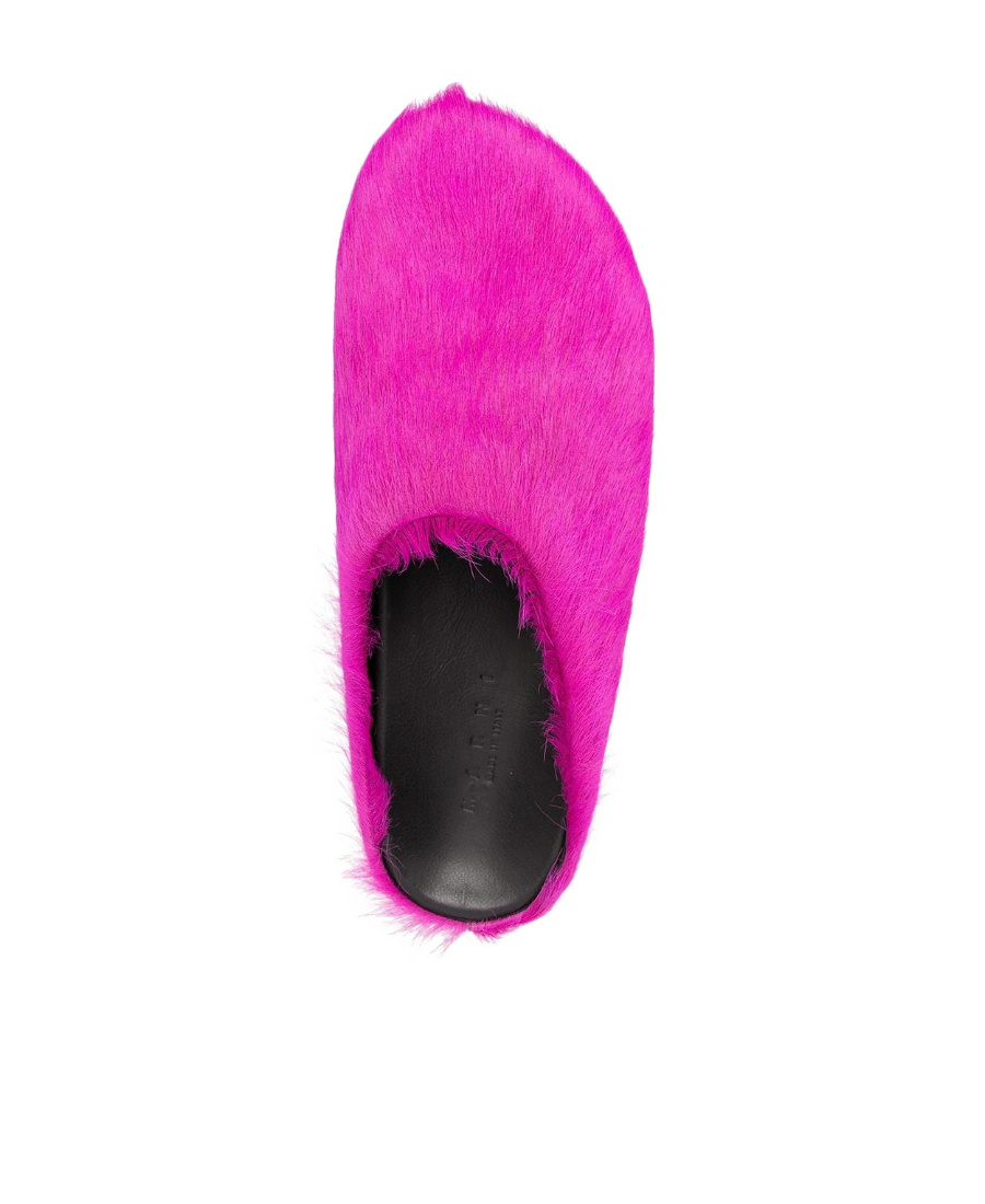 Marni Pink Fussbett Sabot Slip-on Loafers In Pink