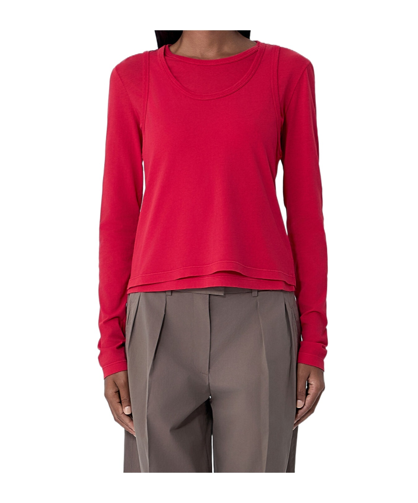 The Row Layered T-shirt In Red