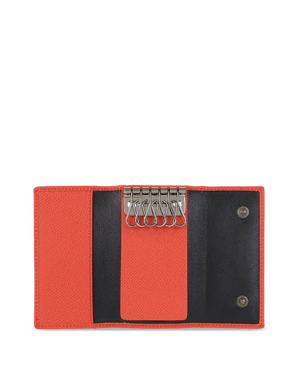 Dolce & Gabbana Tri-fold Logo Plaque Leather Wallet In Red