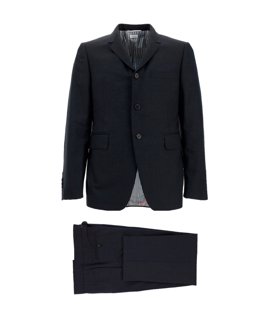 Shop Thom Browne Super 120s Wool Twill Suit In Black