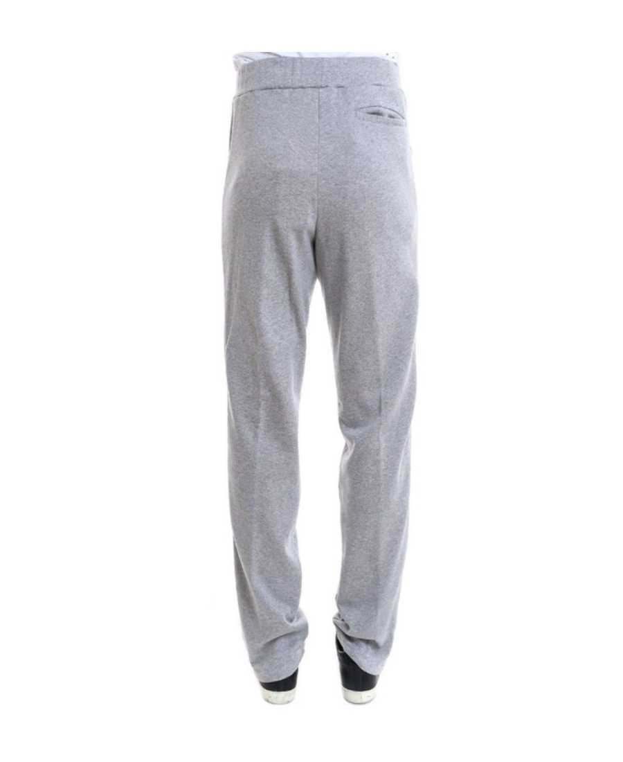 Valentino Side Striped Sweatpants In Gray