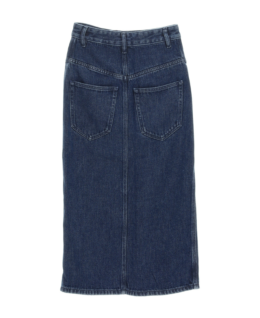 Isabel Marant Étoile Tilauria High-waist Denim Skirt In Blue