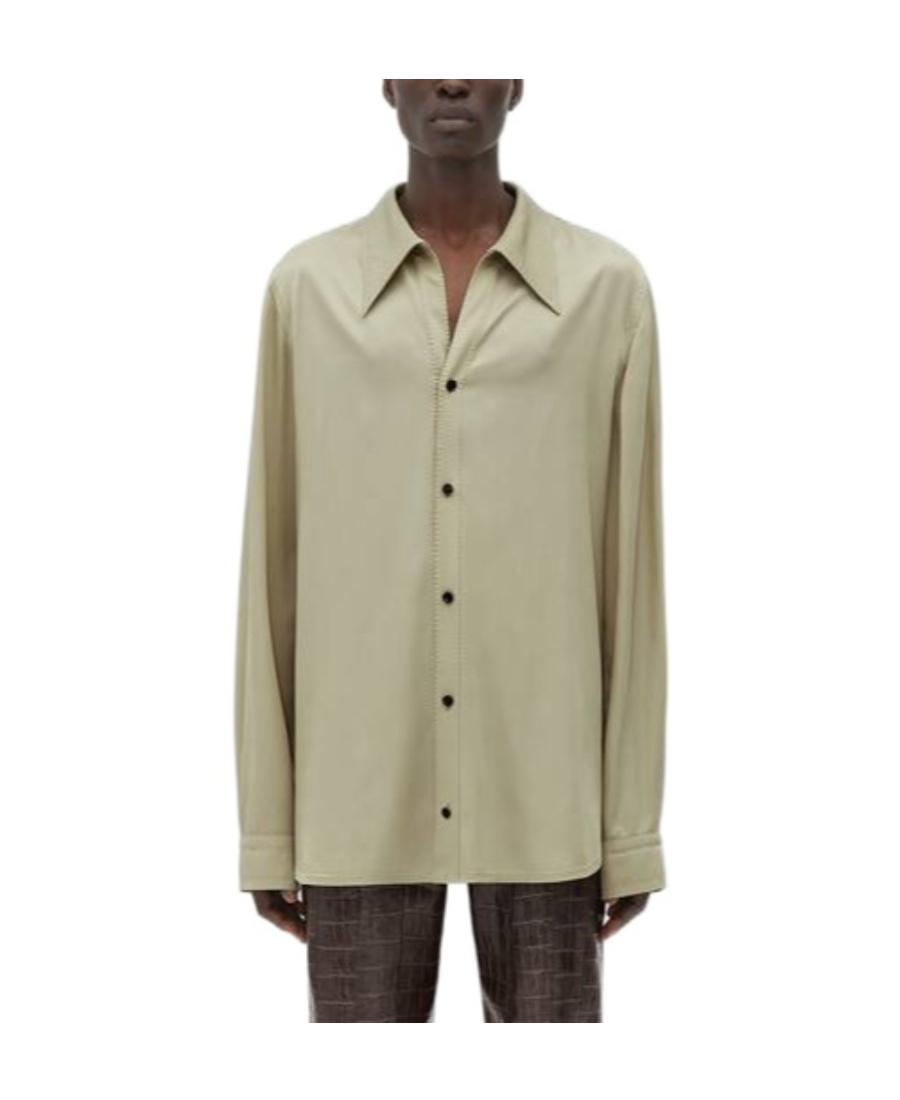 Bottega Veneta Open Thread Detail Shirt In Nude