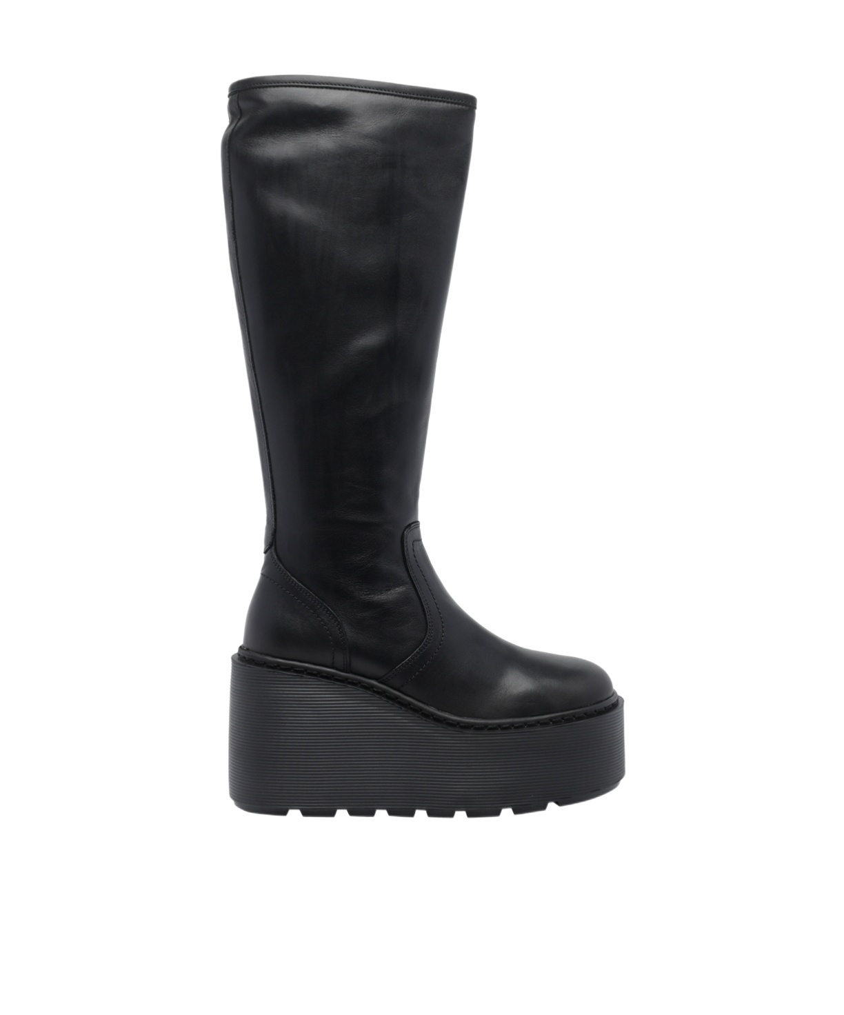 Vic Matie Wedge Boots In Black