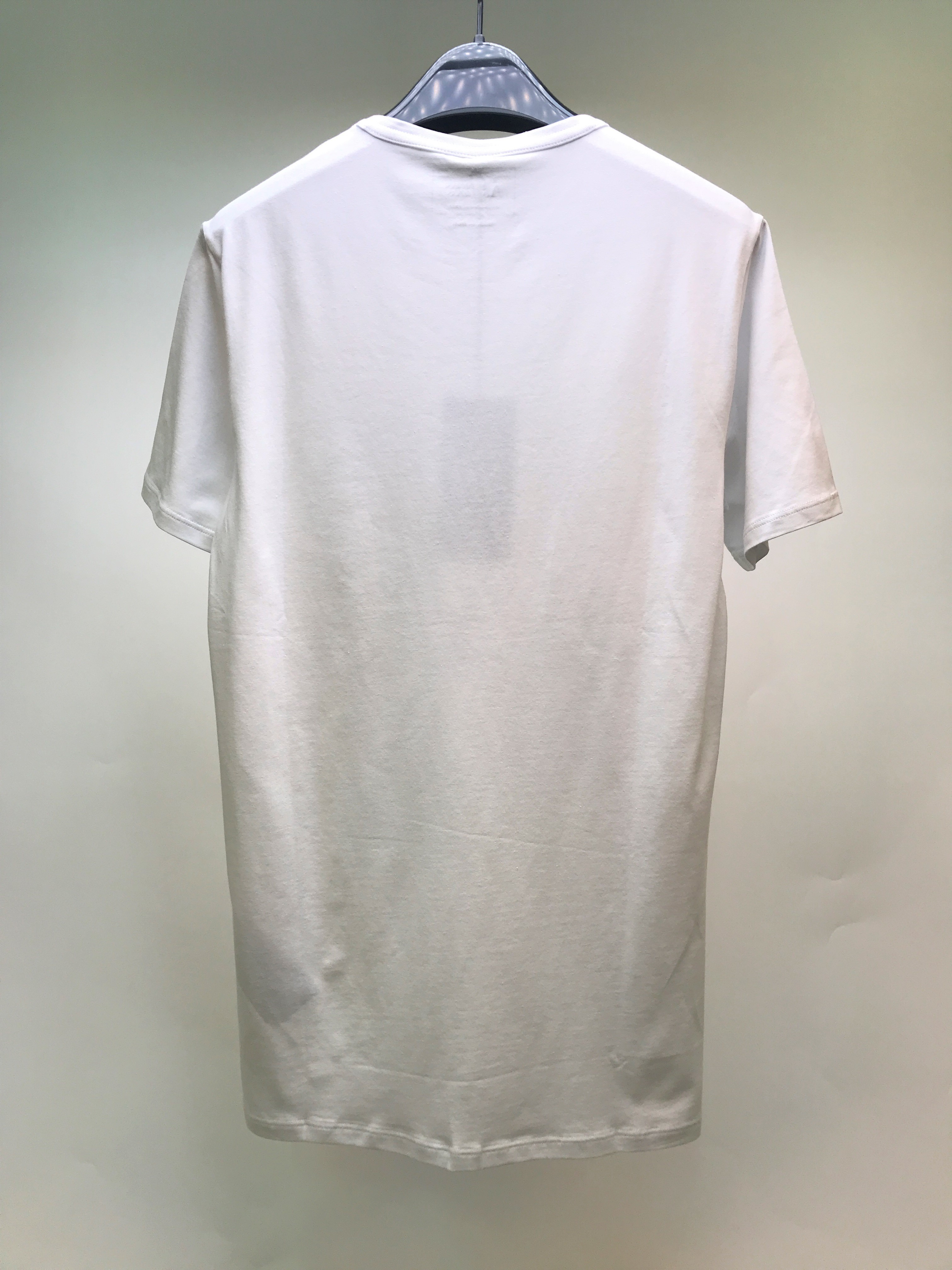 Armani Jeans Logo Details Short-sleeved T-shirt In White