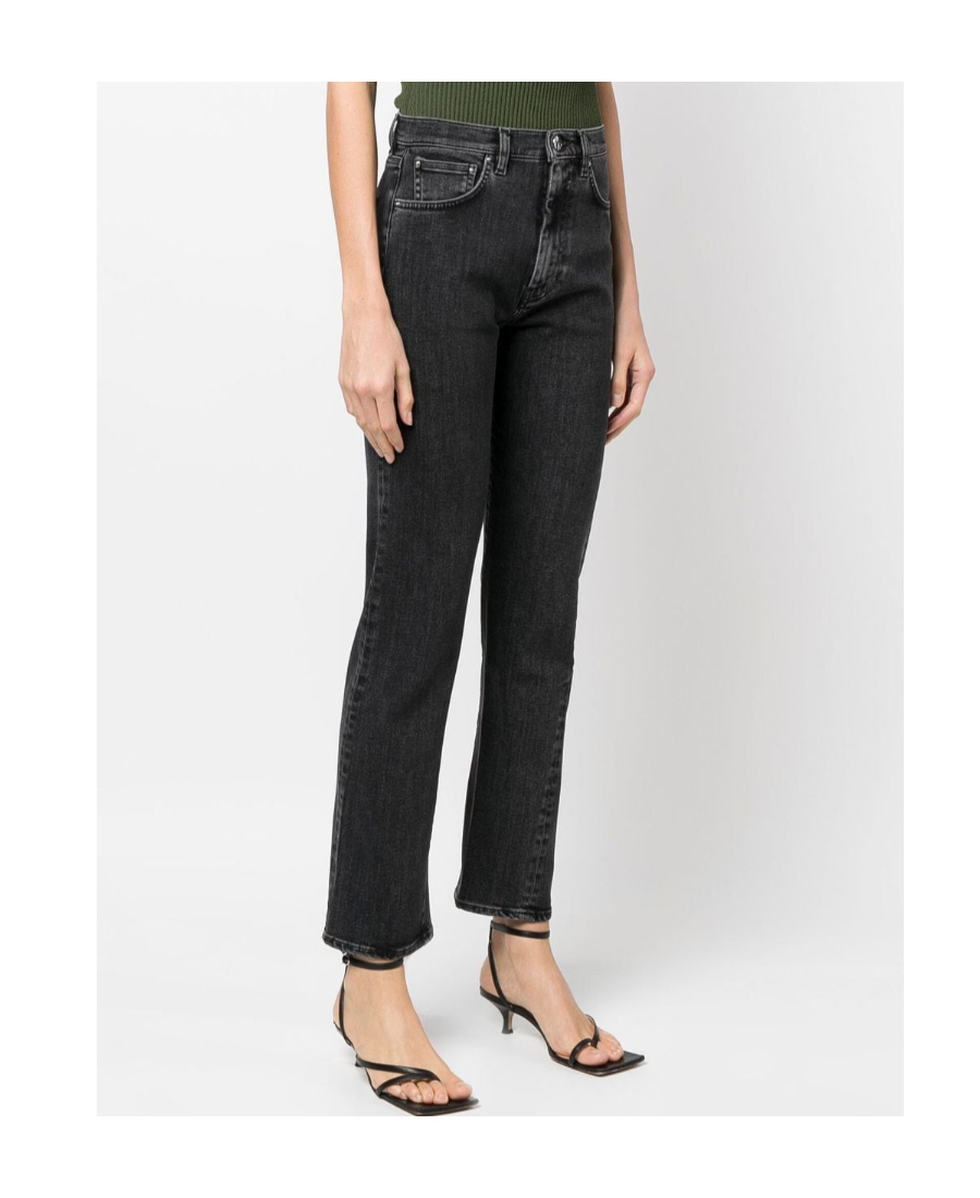 Totême Toteme Women Organic Cotton Denim Jeans In Black