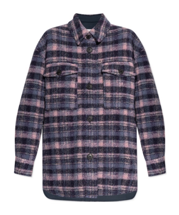 Isabel Marant Étoile Long-sleeved Shirt And Jacket In Black