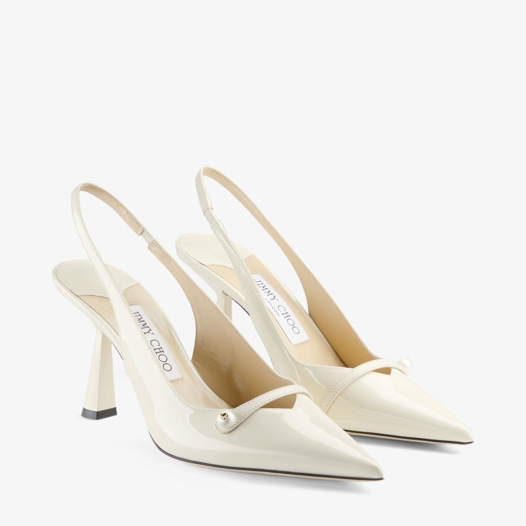 Jimmy Choo Amita Slingback Pumps In Brown