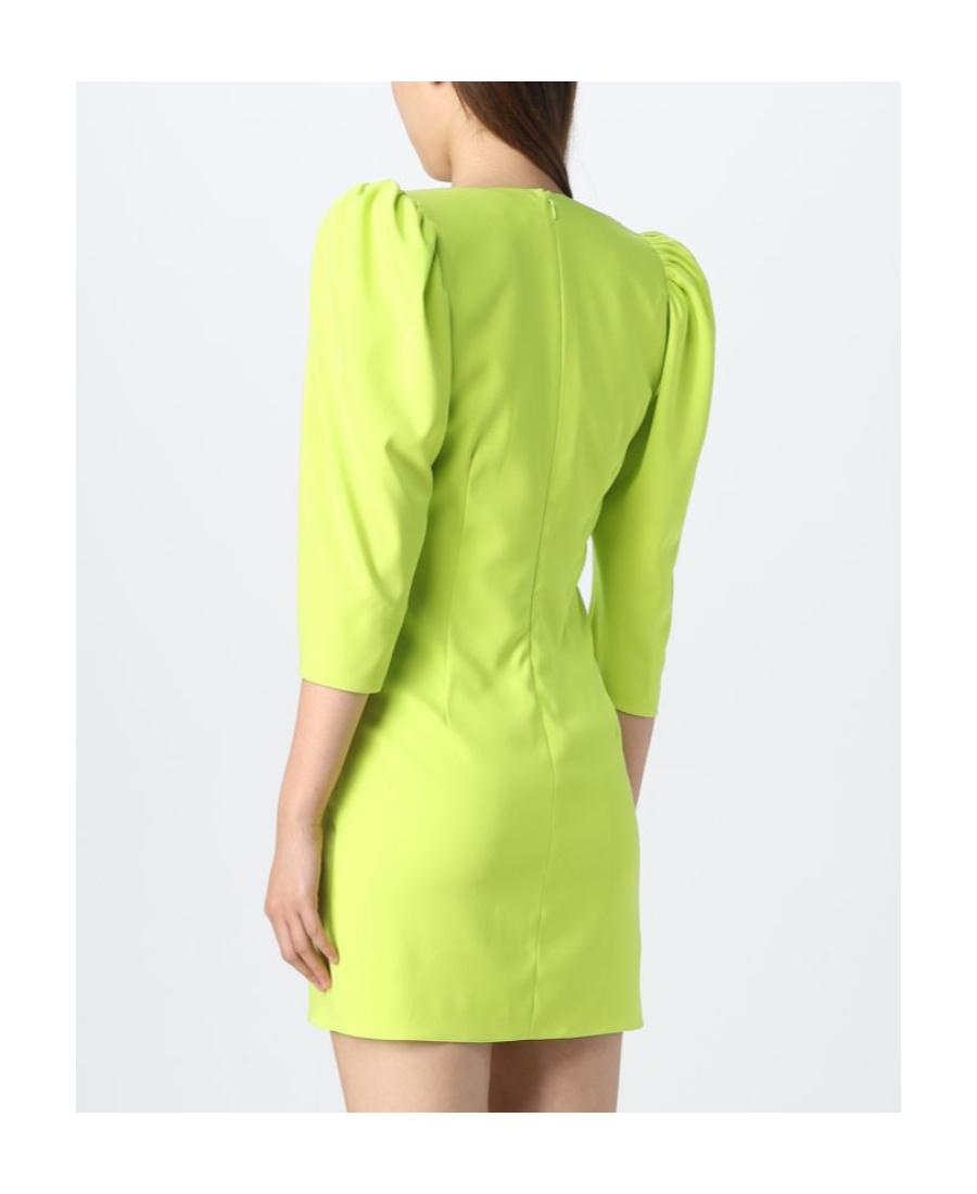 Dsquared2 Logo Dress In Yellow