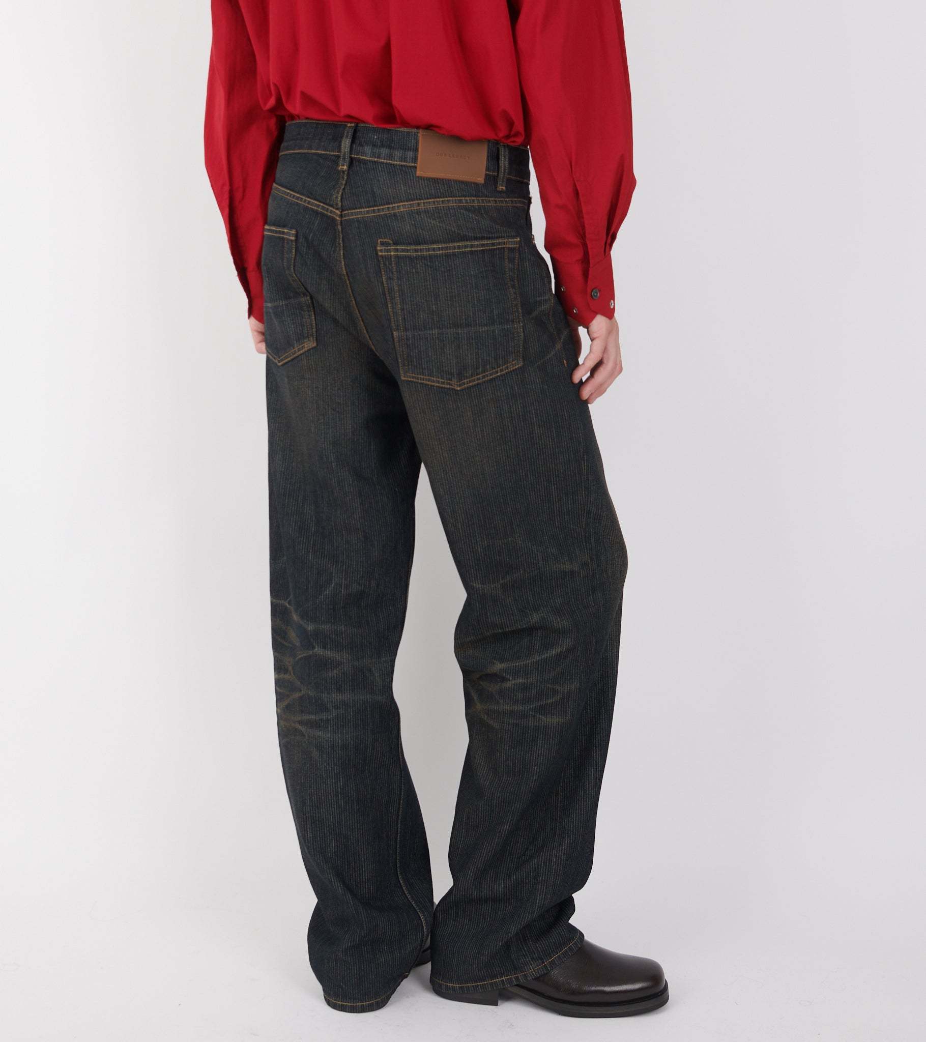 Our Legacy Belt Loop Jeans In Black