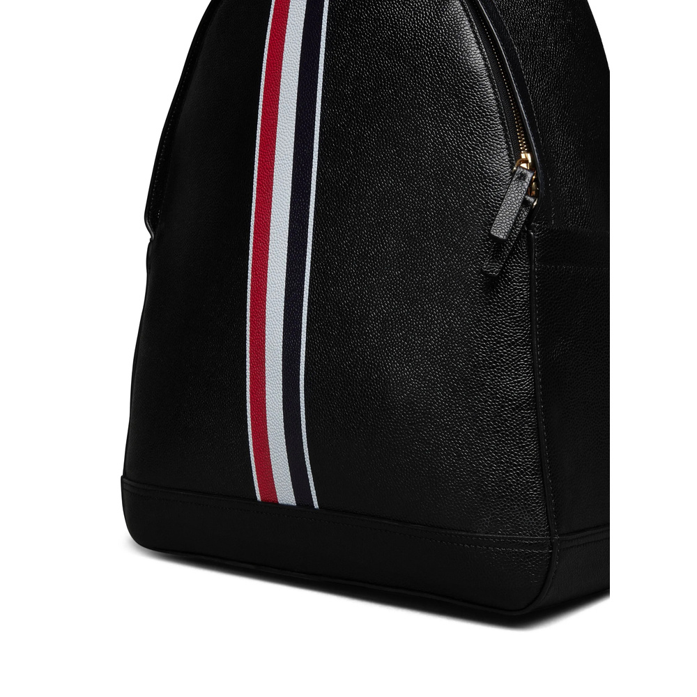 Thom Browne Black Rwb Stripe Backpack