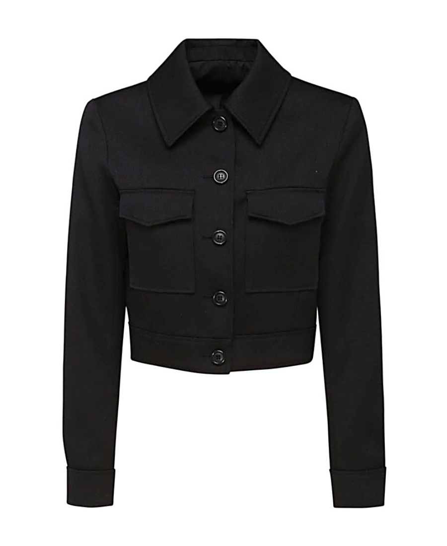Shop Ami Alexandre Mattiussi Buttoned Short Jacket