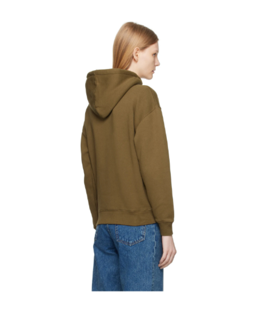 MAISON KITSUNÉ COLLEGE FOX HOODED SWEATER 
