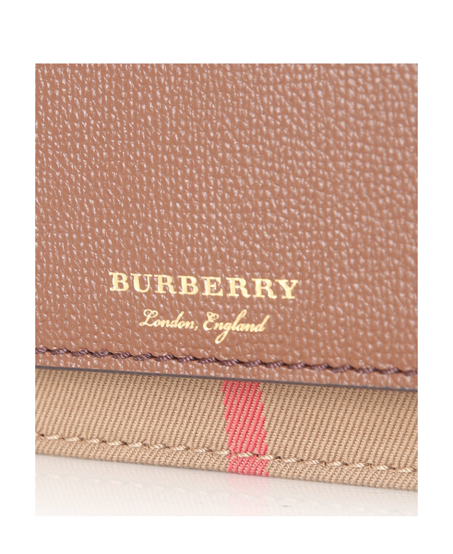 Burberry Hamshire House Checked Shoulder Bag In Brown