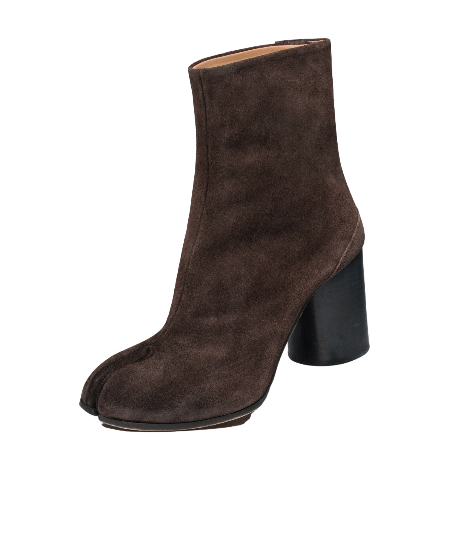 Shop Maison Margiela Tabi Ankle Boot In Brown